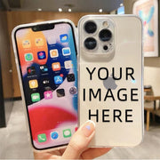 【Ship by YunExpress】Customized transparent Soft Phone Case for iPhone 16 15 14 13 12 Pro Max Plus Hard or Soft Cover Personalized Design DIY Photo
