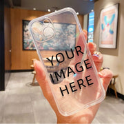 【Ship by YunExpress】Customized transparent Soft Phone Case for iPhone 16 15 14 13 12 Pro Max Plus Hard or Soft Cover Personalized Design DIY Photo