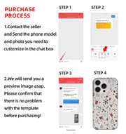 【Ship from USA】Customized Transparent Acrylic Hard Phone Case for iPhone 15 14 13 12 Pro Max Plus Hard Cover Personalized Design DIY Photo