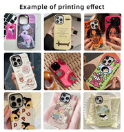 Korean Custom Image Tough Phone Case for iPhone 15 14 13 12 Pro Max Plus  X11 Cover Personalized Design Picture DIY Photo