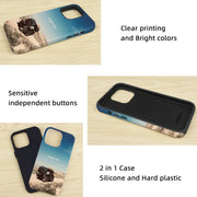 Korean Custom Image Tough Phone Case for iPhone 15 14 13 12 Pro Max Plus  X11 Cover Personalized Design Picture DIY Photo